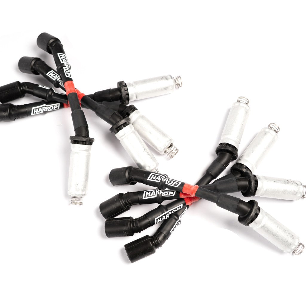 Harrop 9mm LS ignition leads with 45 degree ends and metal insulators